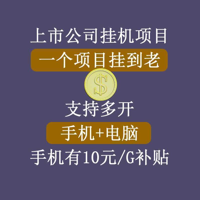 图片[1]-正规挂机项目，支持手机电脑一起挂，支持虚拟机多开，可以挂到老-项目熊-引流教程-网赚教程-副业教程-引流技术-副业-网络赚钱项目
