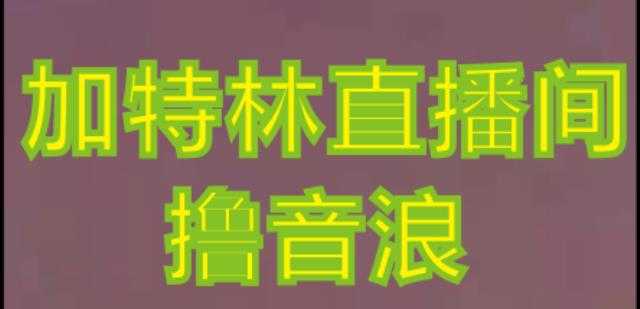 抖音加特林直播间搭建技术，抖音0粉开播，暴力撸音浪，2023新口子，每天800+【素材+详细教程】-项目熊-引流教程-网赚教程-副业教程-引流技术-副业-网络赚钱项目