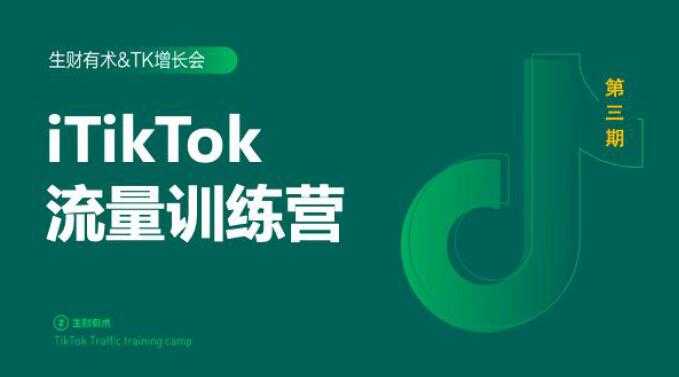 2020最新TikTok流量增长训练营（完结）附PPT-项目熊-引流教程-网赚教程-副业教程-引流技术-副业-网络赚钱项目