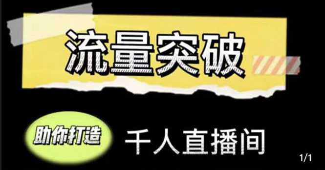 直播运营实战视频课，助你打造千人直播间（14节视频课）-项目熊-引流教程-网赚教程-副业教程-引流技术-副业-网络赚钱项目